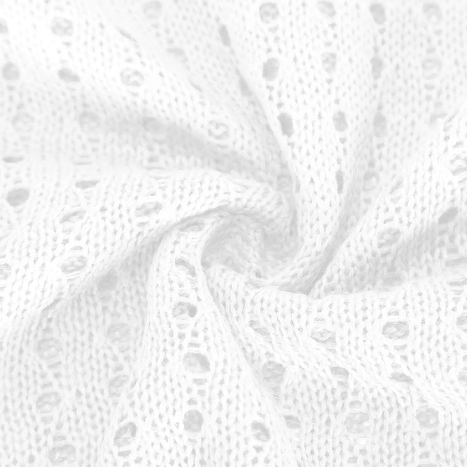 Womens Summer Tops 3/4 Sleeve V Neck Sweater Causal Crochet Hollow Out Knit Pullover Tops Beach Coverup