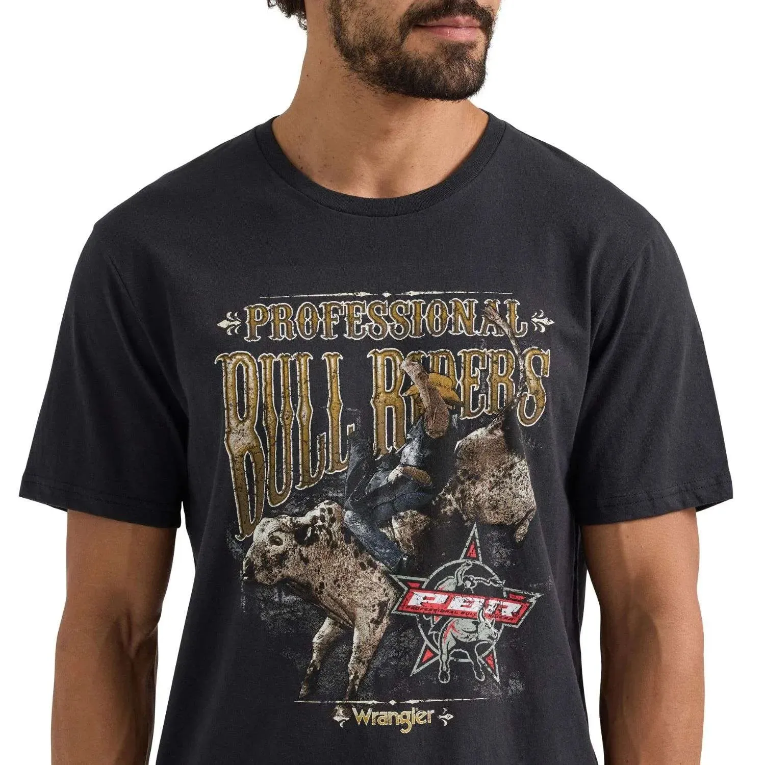 Wrangler Men's Black PBR Graphic T-Shirt 112354519