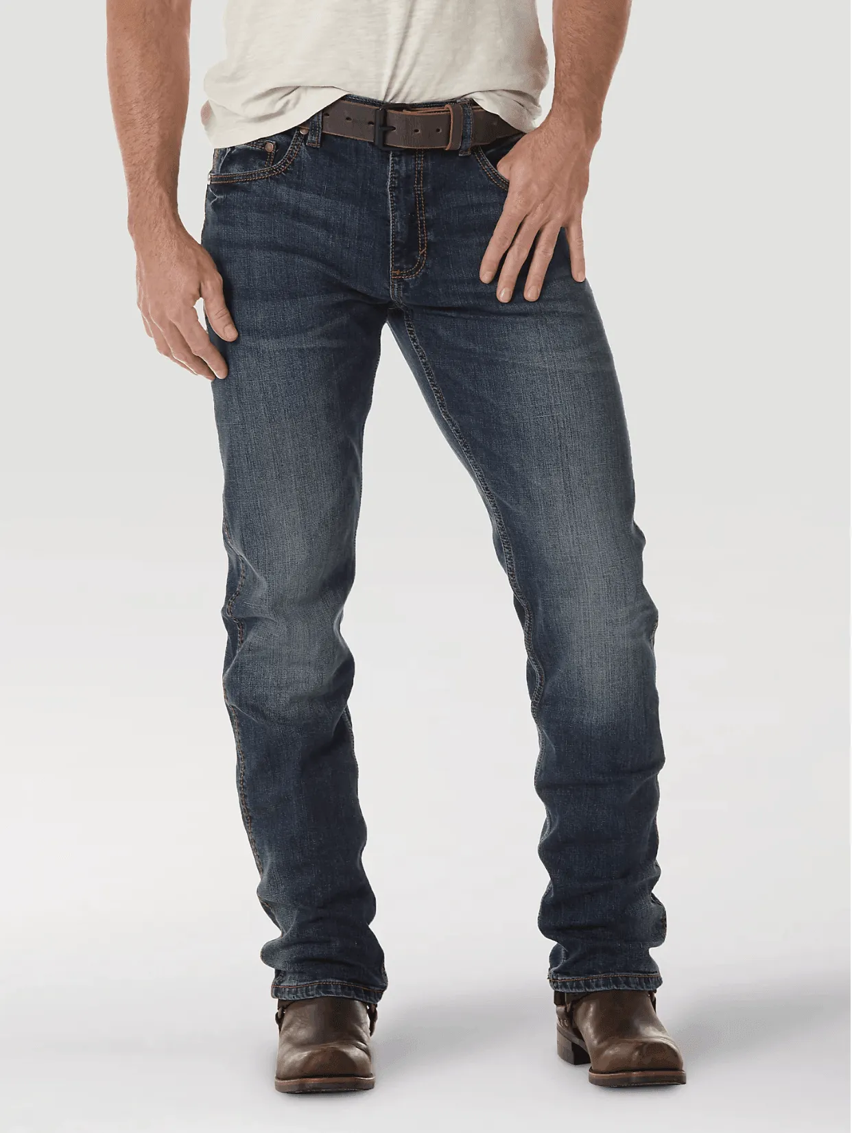 Wrangler Men's Retro Bozeman Slim Straight Jean WLT88BZ