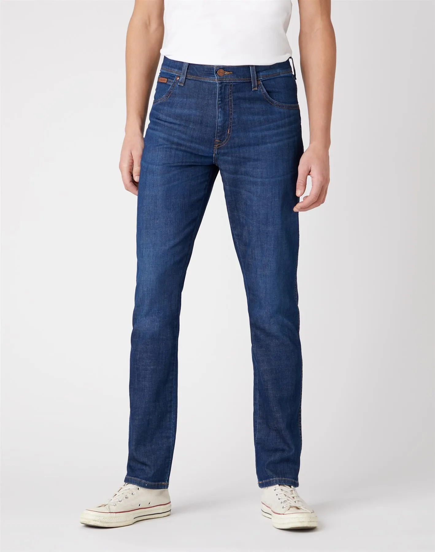 Wrangler Men's Texas Slim Stretch Airlie Blue Jeans Waist 38 - 46