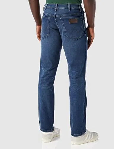 Wrangler Men's Texas Slim Stretch Jeans Eartwash In Light Blue (W12SCV39X) Waist 24 - 46