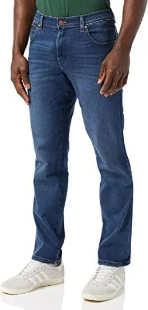 Wrangler Men's Texas Slim Stretch Jeans Eartwash In Light Blue (W12SCV39X) Waist 24 - 46