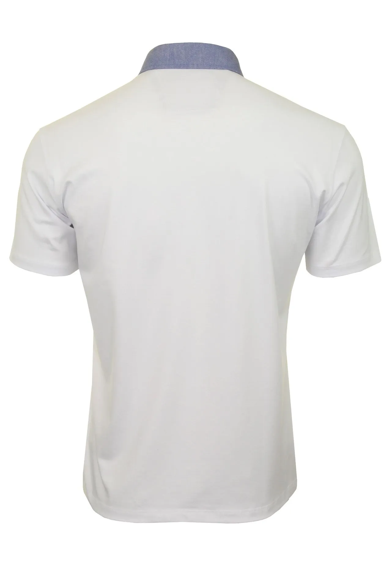 Xact Men's Polo Shirt, Short Sleeves, Contrast Button Down Collar