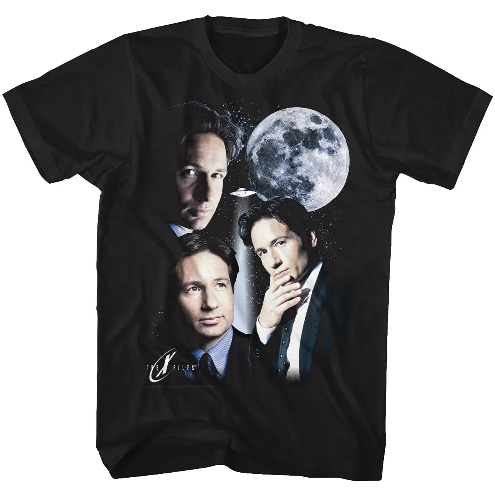 Xfiles 3 Mulder Moon Men's T-Shirt