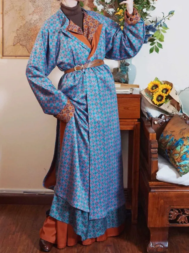 Xing Yue 星月 Moon & Stars Tang Dynasty Double-Sided Unisex Yuanlingpao Robe