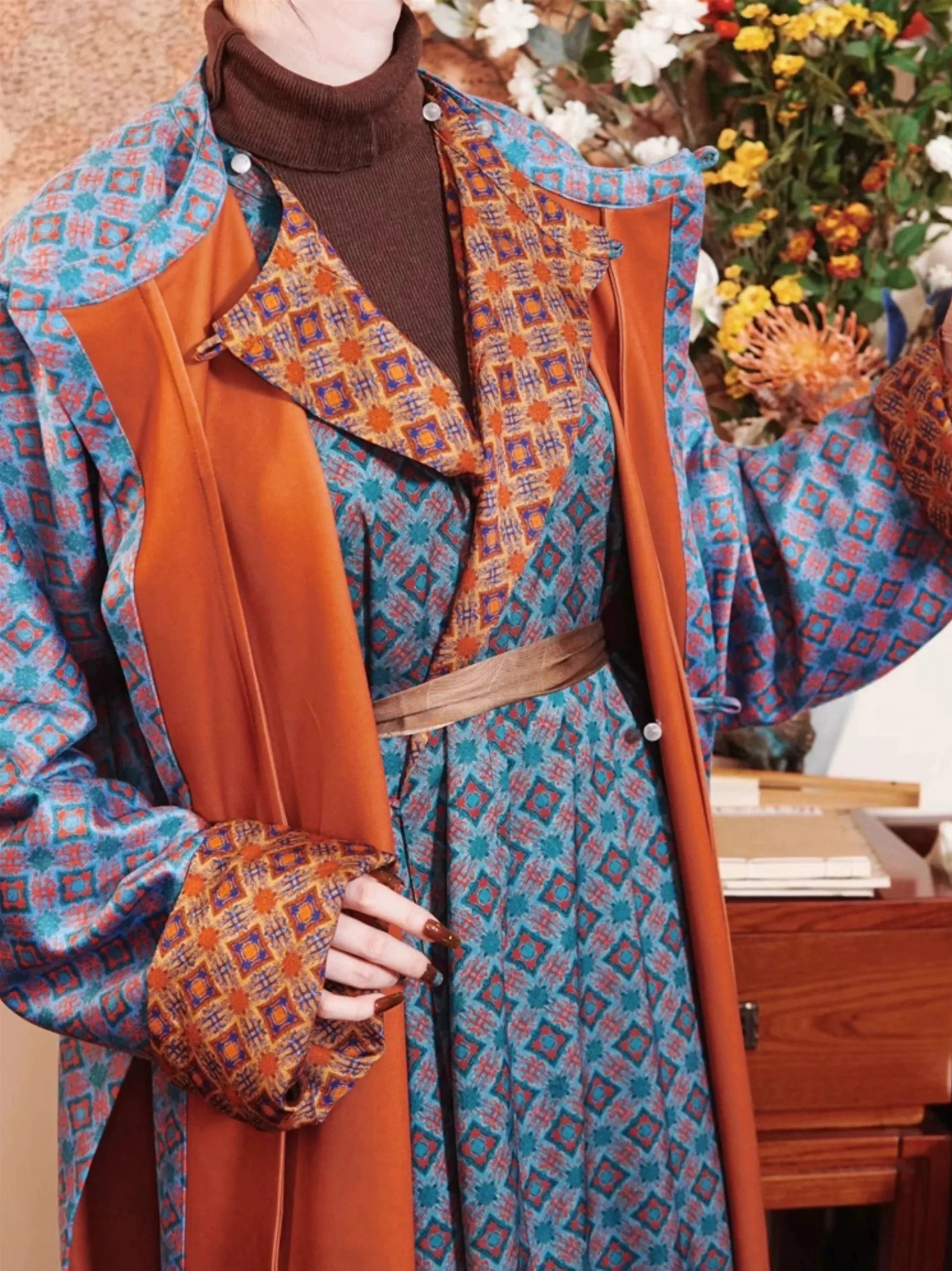 Xing Yue 星月 Moon & Stars Tang Dynasty Double-Sided Unisex Yuanlingpao Robe