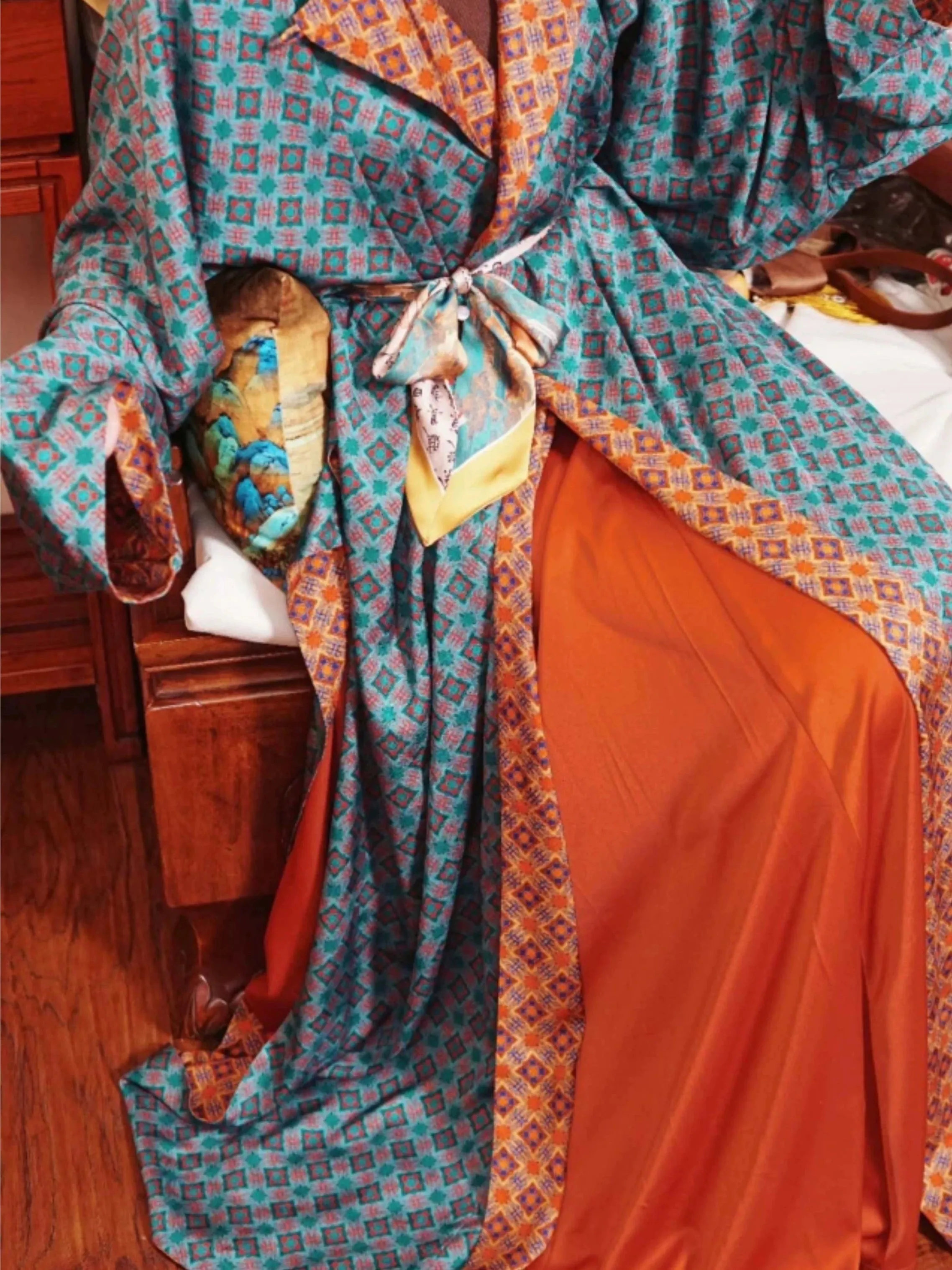 Xing Yue 星月 Moon & Stars Tang Dynasty Double-Sided Unisex Yuanlingpao Robe