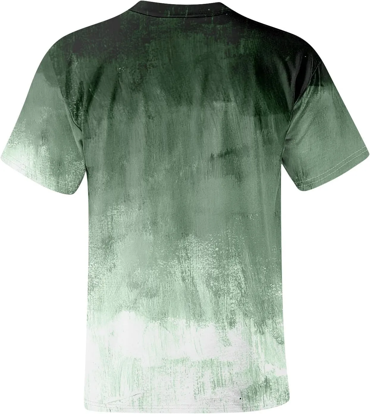 Ymosrh Men's Summer T Shirts Gradient Color Short Sleeve Crew Neck Soft Tee Shirts Beach Tops Casual Tees, S-5XL