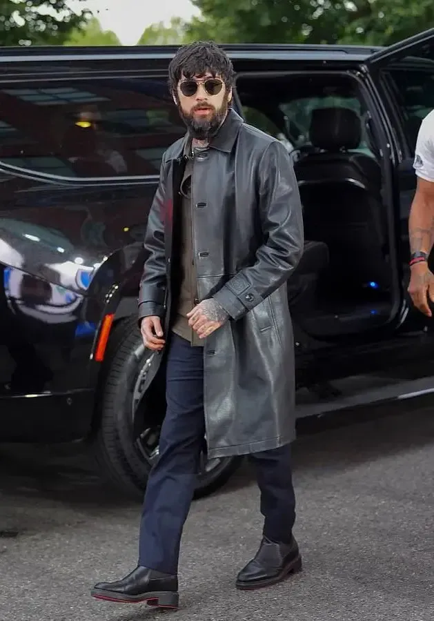 Zayn Malik Returns 2024 Leather Coat