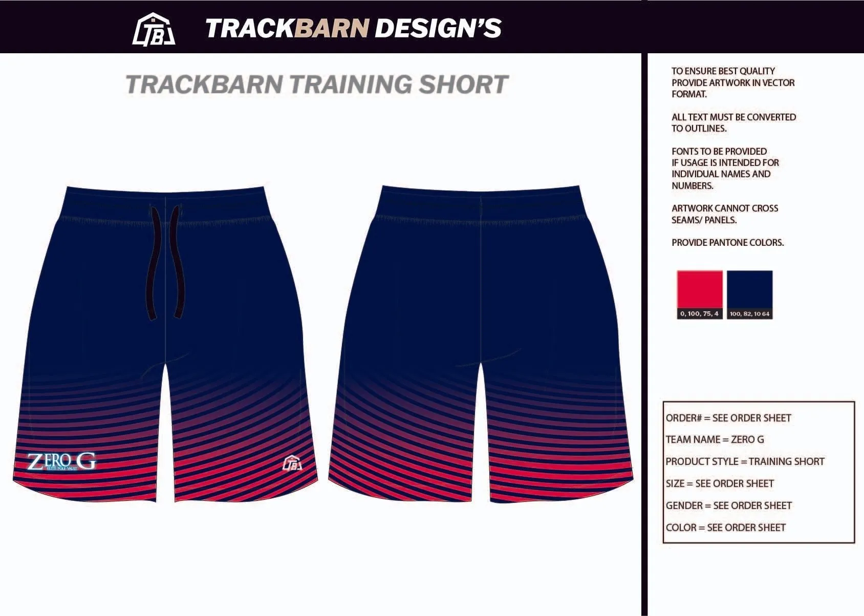 Zero-G- Mens Knit Shorts 9"